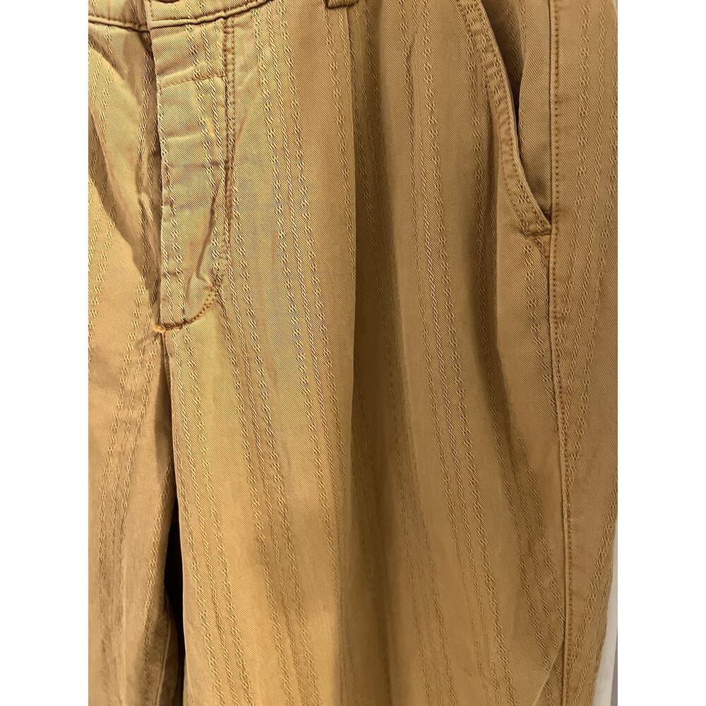 Anthropologie High Waist Pants Women's Size M Cedar Brown Tapered Leg - Picture 3 of 11